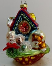 Noah&#39;s Art Mercury Glass Ornament Heirloom Collection Carlton Cards New In... - $18.38