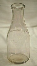 Duraglas Owens Illinois 1948 Dairy Farm One Quart Milk Bottle Glass Jar Embossed - £23.64 GBP