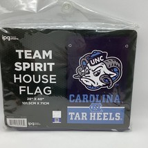 North Carolina Tar Heels UNC Team Spirit House Flag 28&quot; X 40&quot; College University - £20.90 GBP