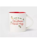 Set Of 2 NEW 16oz This is My Christmas Movie Mug Stoneware Coffee Cup Wo... - $16.99