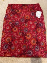 LuLaRoe Cassie Pencil Skirt Womens Sz M Rose Floral Flower Dot Geo Print NWT - £8.85 GBP
