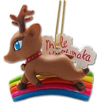 KC Hawaii Mele Kalikimaka Reindeer Ornament 2.25 X 3 inch - £11.98 GBP