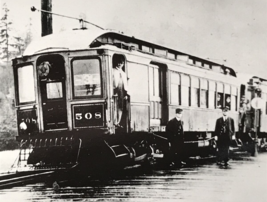 Puget Sound Electric Railway Railroad PSE #508 Trolley Interurban Photo 1908 - £9.39 GBP