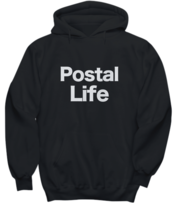 Postal Life Hoodie Post Service Sweatshirt Gift Post Man Woman US Mail C... - £29.06 GBP+