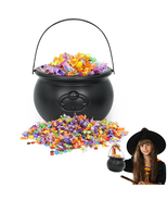 1 Pack Halloween Cauldron with Handle,Large Halloween Candy Bucket Baske... - $417.48 MXN