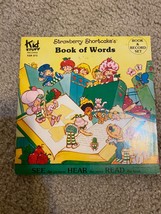Strawberry Shortcake Book Of Words - See Hear Read Book w/ Record Set 1980s - £6.74 GBP