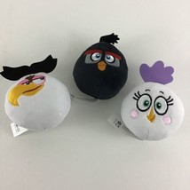 Angry Birds Burger King Matilda Bomb Eagle Plush Stuffed Animal Toy 3pc Lot 2021 - £15.53 GBP