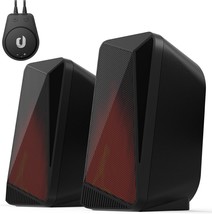 M40 Bluetooth Computer Speakers Desktop PC Speakers for Monitor Enhanced Stereo  - £25.98 GBP