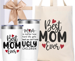 Mothers Day Gifts - Best Mom Ever Tumbler &amp; Bag Gift Box, Unique Mother&#39;... - £18.18 GBP
