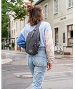 Crossbody Sling Backpack Sling Bag Travel Hiking Chest Bag Daypack Black New