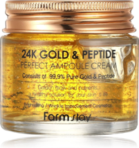 Farm Stay 24K gold peptide solution ampoule eye patch, 60 pcs - $77.00