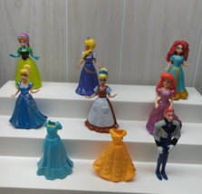 Disney Magicclip and similar Princess doll lot Ariel Cinderella Anna Merida - £24.10 GBP