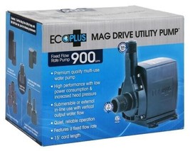 EcoPlus Premium Mag Drive Water Pump 900 gph 748470 Hydroponic pond feature - $1,718.08 MXN
