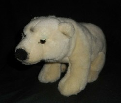12&quot; Ganz Gold Webkinz Signature Endangered Polar Bear Stuffed Animal Plush 85758 - £22.41 GBP