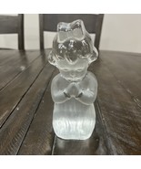 Vtg VIKING GLASS Statue Angel Girl Praying Bookend w/ original Sticker 6” - $310.96 MXN