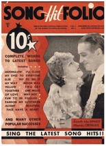 Vintage 1930s Song Hit Folio Jeanette MacDonald Maurice Chevalier Moonglow - £4.54 GBP