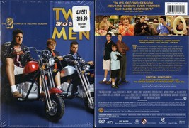 Two And A Half Men Season 2 Four Discs Dvd John Cryer Warner Video New Sealed - £7.78 GBP