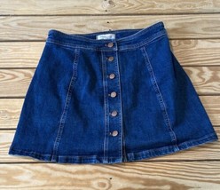 Madewell Women’s Button Front Denim skirt Size 8 Blue DJ  - £19.46 GBP
