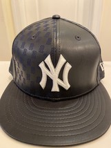 Yankees Jeter fitted cap HOF #2 Syn Leather size 7 fitted cap New Era - £27.15 GBP