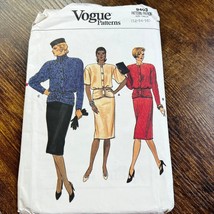 Vogue Patterns 9403 12-14-16 Misses Blouson Top Straight Skirt Sewing Pattern - £7.53 GBP