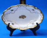 Vintage REICHENBACH 9” x 5½” Oval Plate GOLD ROSE 1003-P, 24K Gold Trim ... - £35.56 GBP
