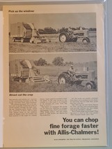 Vintage Allis Chalmers Model 780 Forage Harvester Magazine Advertisement 1965 - £16.10 GBP