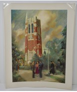 John S Coppin Print ~ Michigan State MSU Beaumont Tower RARE - $101.86 CAD