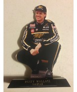 000 Vintage Rusty Wallace Nascar Wood Stand Up Display Desk Shelf - £7.83 GBP