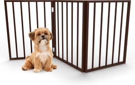 3-Panel Indoor Foldable Dog Fence For Stairs, Hallways, Or Doorways - 54... - £30.60 GBP