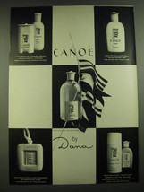 1968 Dana Canoe Advertisement - Deodorant, Talc, After-Shave, Soap, Shaving Foam - £14.44 GBP