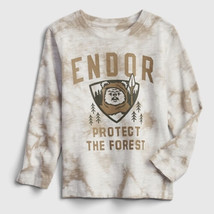 Boys&#39; GAP L/S Star Wars Ewok Endor Protect the Forest T-Shirt Sz 3 Toddler NWT - £22.94 GBP
