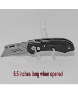 Vintage Folding Lock Back Utility Knife Box Cutter With Quick Change Blade - £19.02 GBP