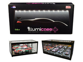 Black Collectible Display Show Case Illumicase+ w LED Lights Mirror Base... - £43.94 GBP