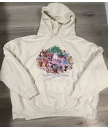 Disney Hoodie 100 Years Of Music And Wonder White Embroidered Women Size... - $691.91 MXN