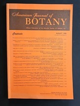 American Journal of BOTANY Official Publication August 1988 Volume 75 Number 8 - £23.34 GBP