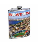 Boston, Fenway Park, Red Sox Flask D146 8oz Stainless Baseball The Green... - £11.03 GBP