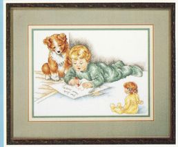 Bessie Pease Gutmann Asking For Trouble Letter to Santa Cross Stitch Pat... - $13.99