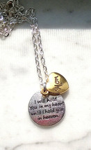 New Mom In Memory Necklace, Mom Loss Jewelry, Memorial Gift, Daughter Necklace - £10.41 GBP