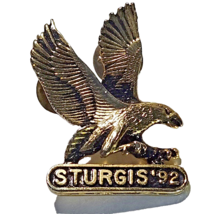 STURGIS 92 Flying Eagle Jacket Vest Hat Pin Collectible - £7.10 GBP