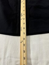 Sag Harbor Petite S22023 Women's Black Rear Zip & Slit Pull-On Skirt Size 12P image 8
