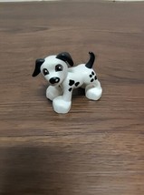 Lego Duplo Figure Dalmatian White Spotted Dog - $3.99