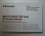 2009 Kawasaki Brute Forza 750 4X4i Tutti Terrain Veicolo Utente Operator... - $69.99