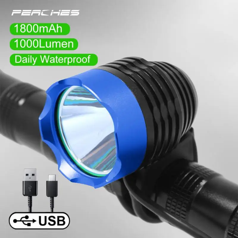Waterproof LED Bicycle Headlight 1200 Lumen USB Rechargeable Bike Front Light - £8.32 GBP+