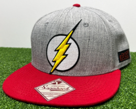 DC Comics The Flash Snapback Hat Original Snapback Embroidered - £15.56 GBP