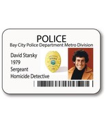 DAVID STARSKY &amp; HUTCH TV SERIES NAME BADGE PROP HALLOWEEN COSTUME PIN FA... - $286.48 MXN