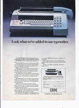 1983 IBM Electronic 85 Typewriter and Communication Module Print Ad 8.5&quot;... - $19.21