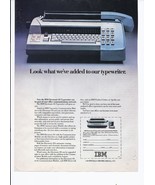 1983 IBM Electronic 85 Typewriter and Communication Module Print Ad 8.5&quot;... - £15.11 GBP
