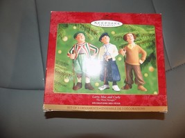 Hallmark 2000 "Larry, Moe & Curly" The Three Stooges Golf Keepsake Ornament New - £31.50 GBP