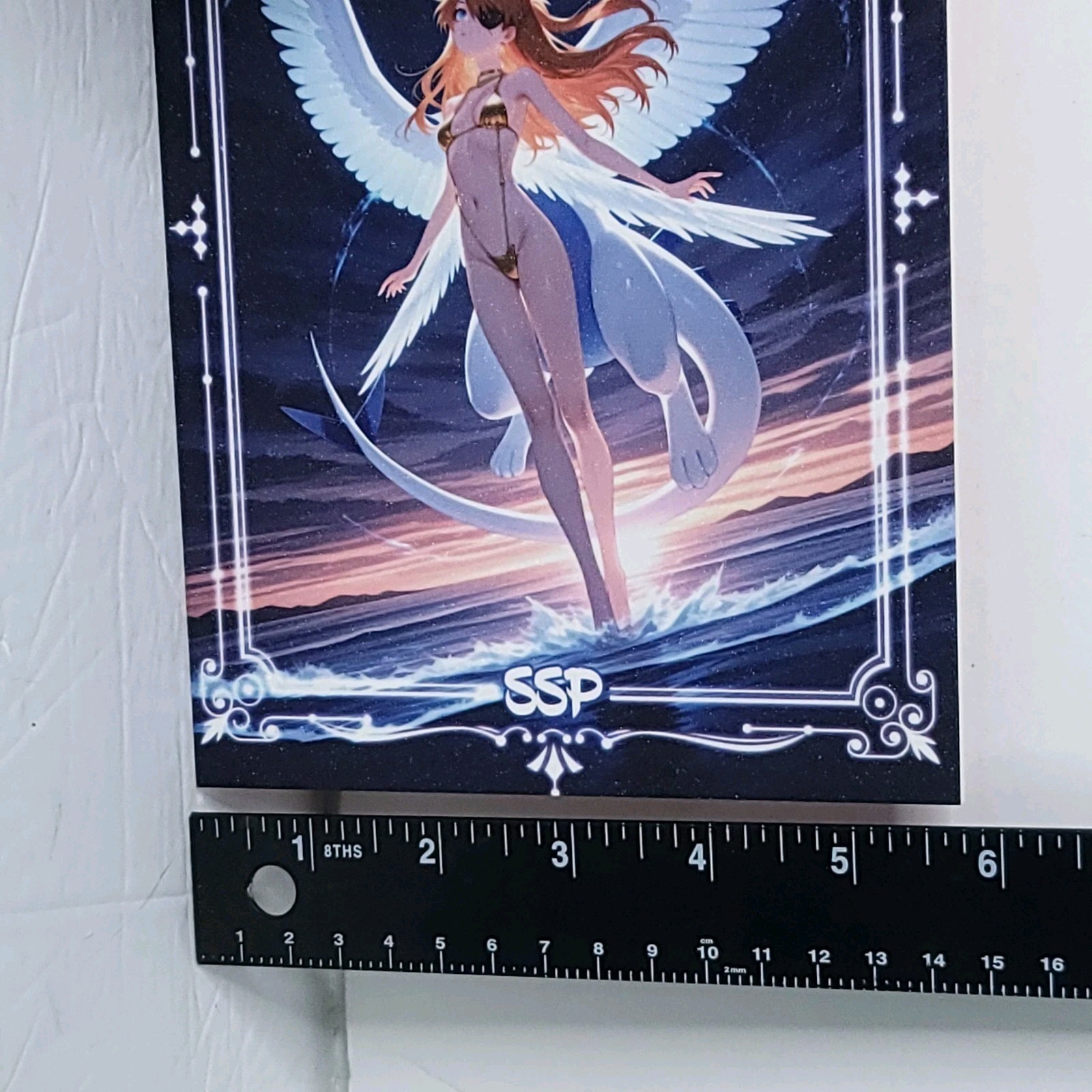 Asuka Lugia Pokemon Premium Waifu Card Anime Girl Wall Art Oversized Board A5 Item image 3