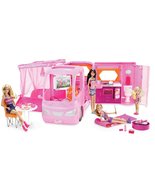 Barbie Glamour Camper - Exclusive Set with 4 Dolls - $10,319.63 MXN